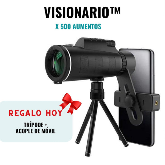 VISIONARIO™ - Telescopio/Objetivo Portátil con Visión Nocturna