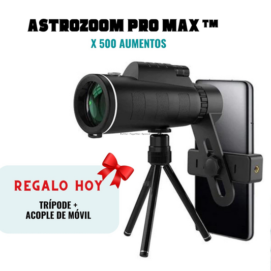 ASTROZOOM PRO MAX™ - Telescopio/Objetivo Portátil con Visión Nocturna
