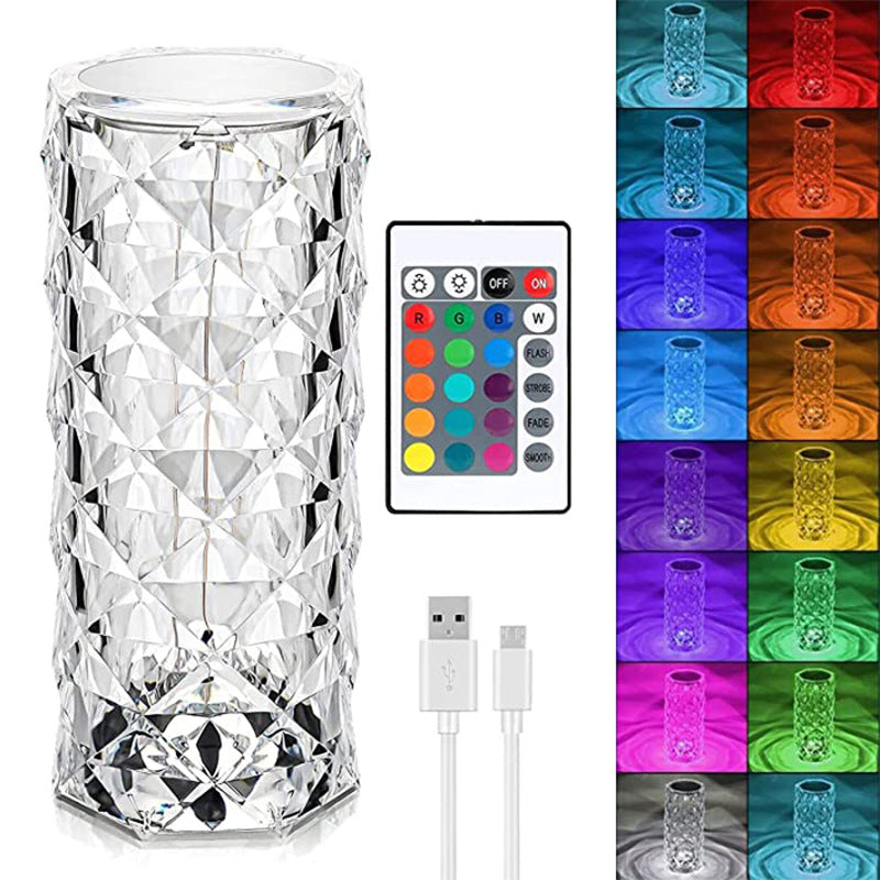 Lámpara CrystaLed® Multicolor - Inalámbrica con 16 Tonos de Luz (OFERTA 1 + 1 GRATIS)